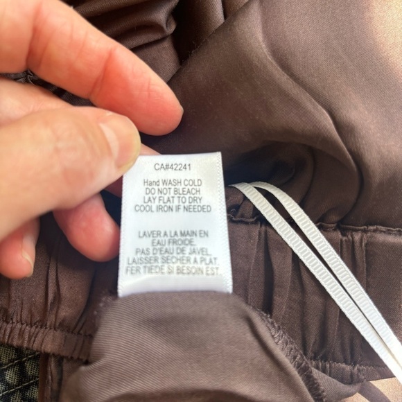 Young Fabulous & Broke NWT Jenson Satin Brown Joggers - Picture 10 of 10